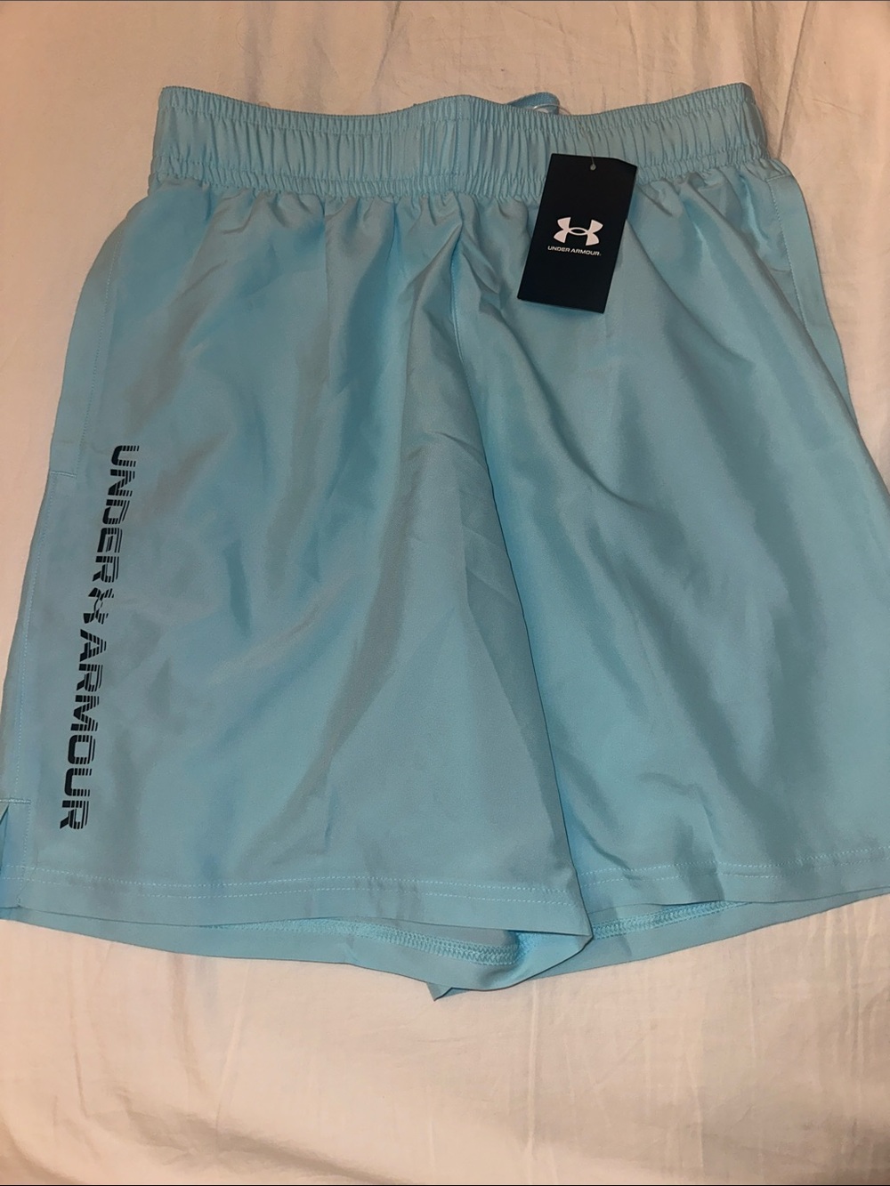 Under Armour Men’s Light Blue Performance Athletic Shorts